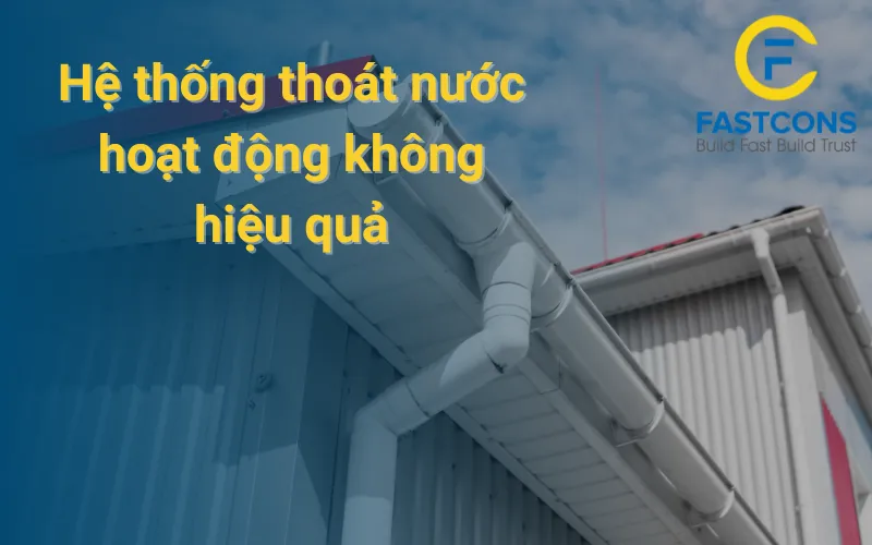 Tìm hiểu cách khắc phục nhà bị thấm dột cùng FastCons