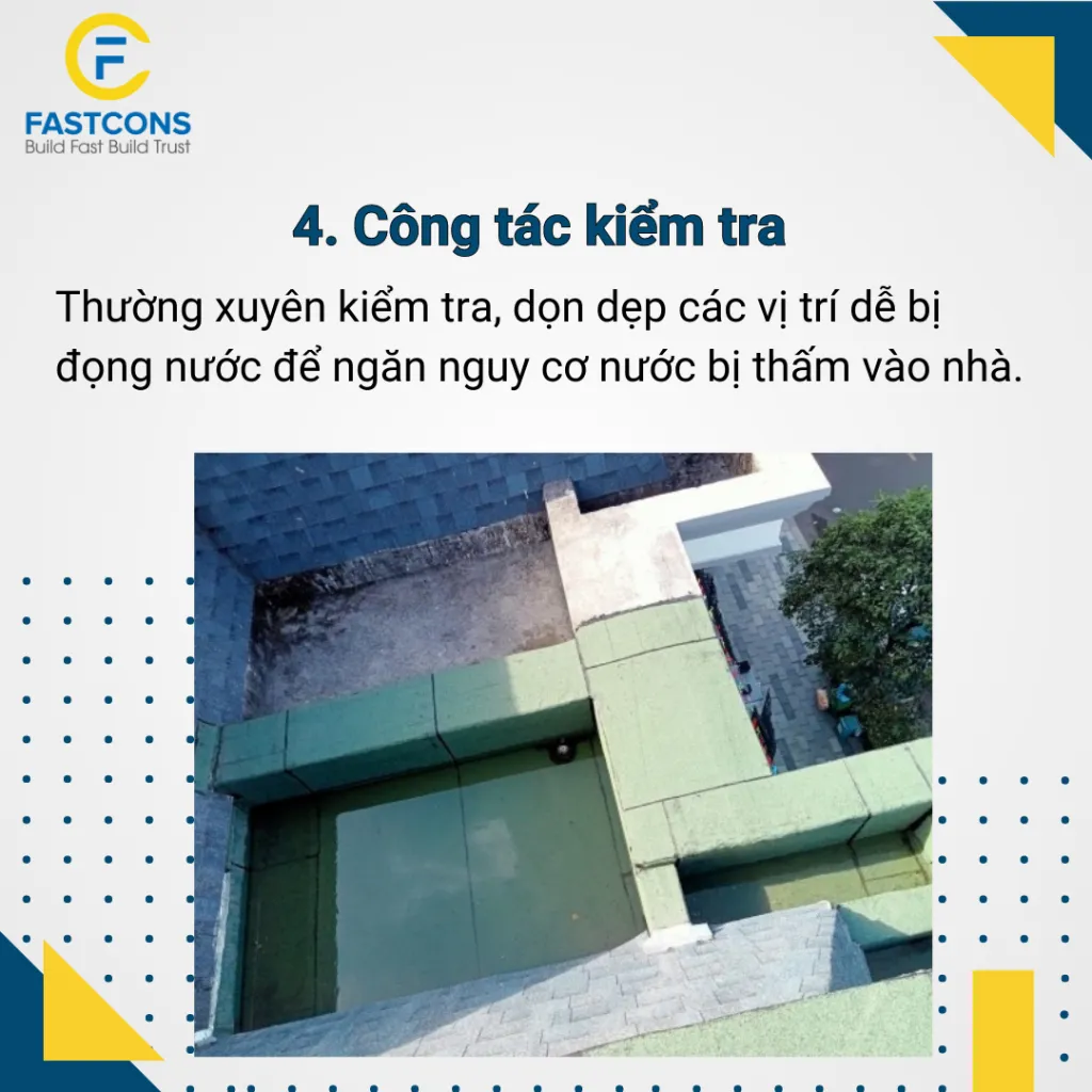 Tìm hiểu cách khắc phục nhà bị thấm dột cùng FastCons