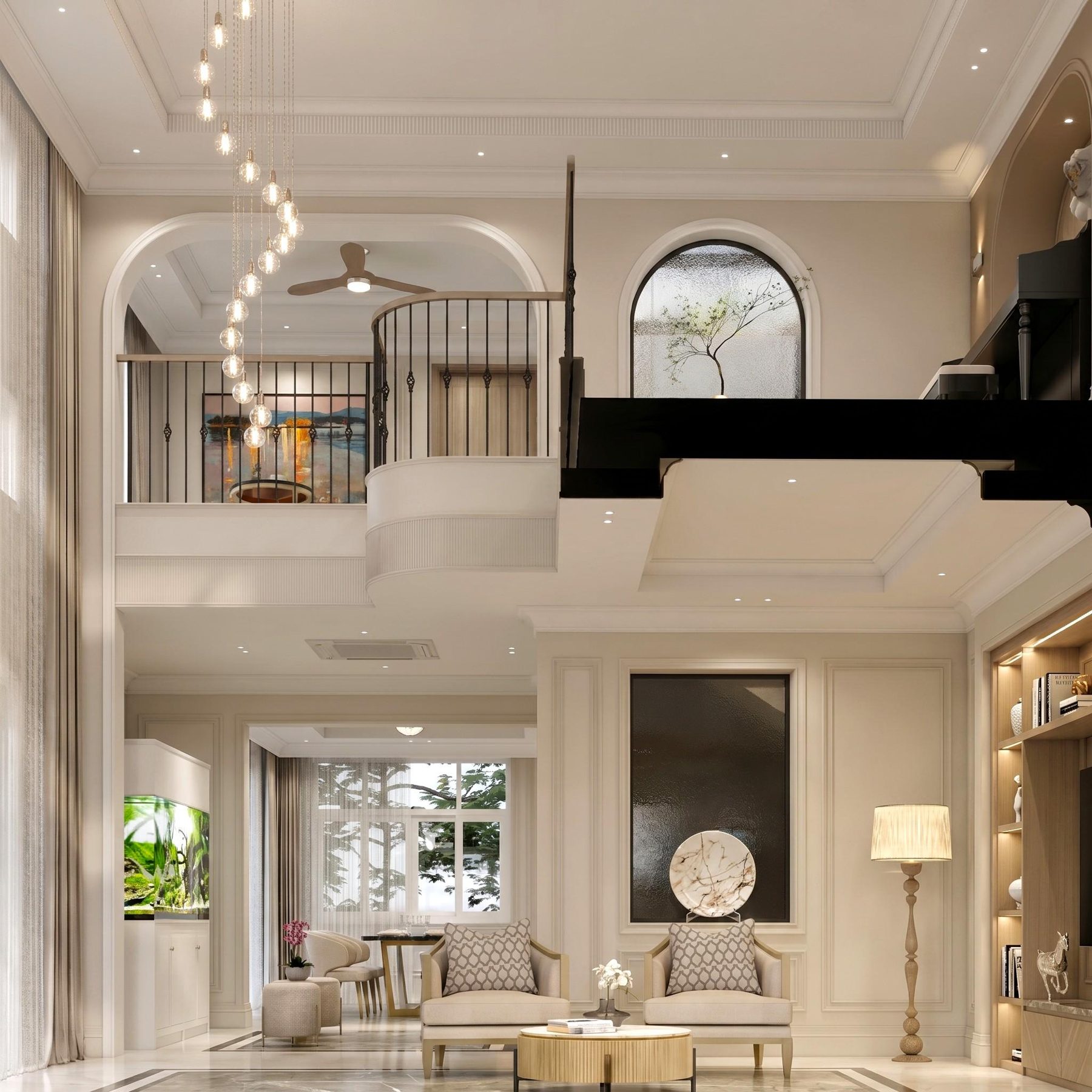 Villa Park · Nội thất tân cổ điển, Chị Chi