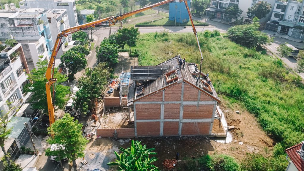 Villa Tuấn Anh · Villa sân vườn Quận 8, bỏ cột nhịp 8m