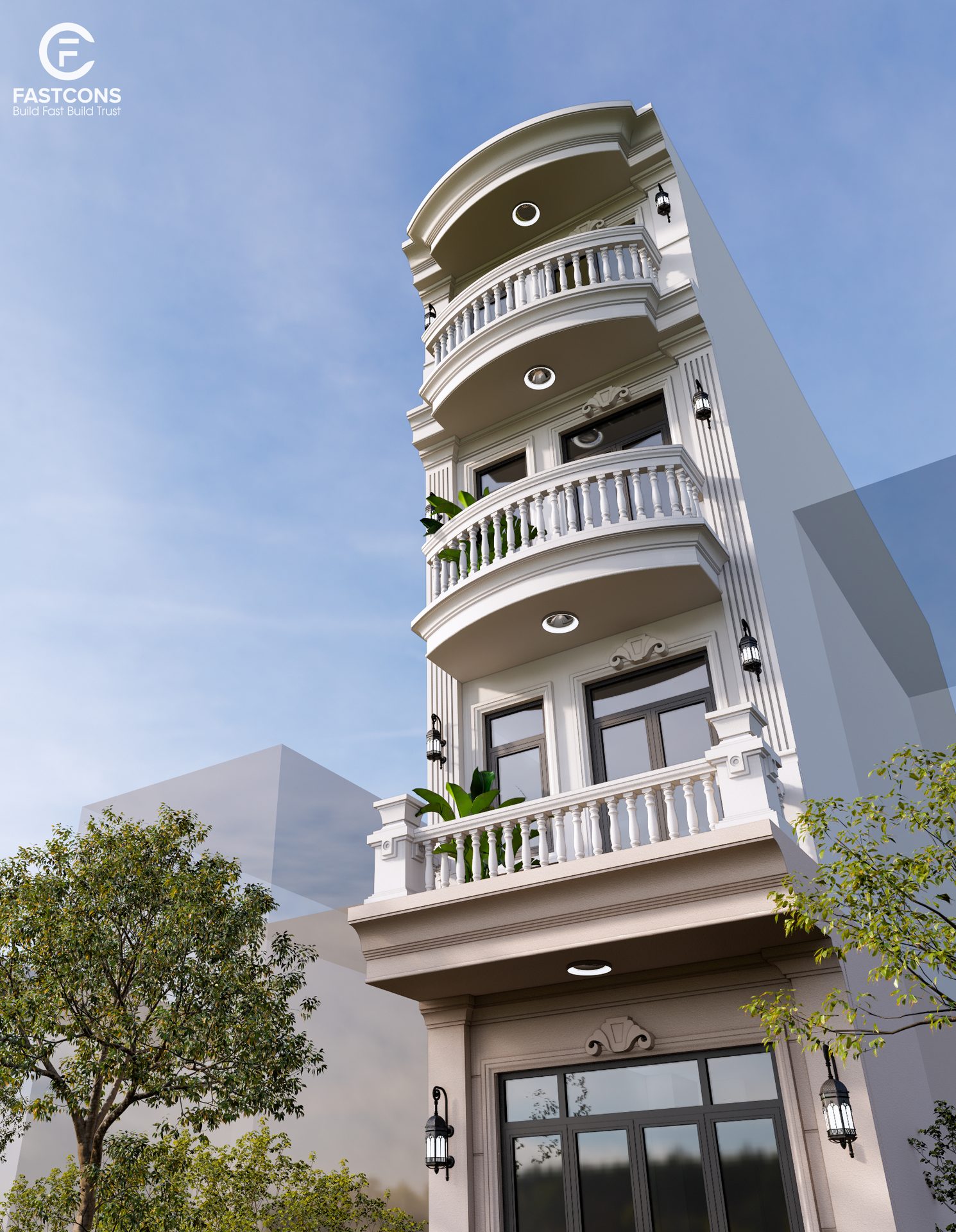 Nhà phố tân cổ điển Chị Quỳnh · Quận 2