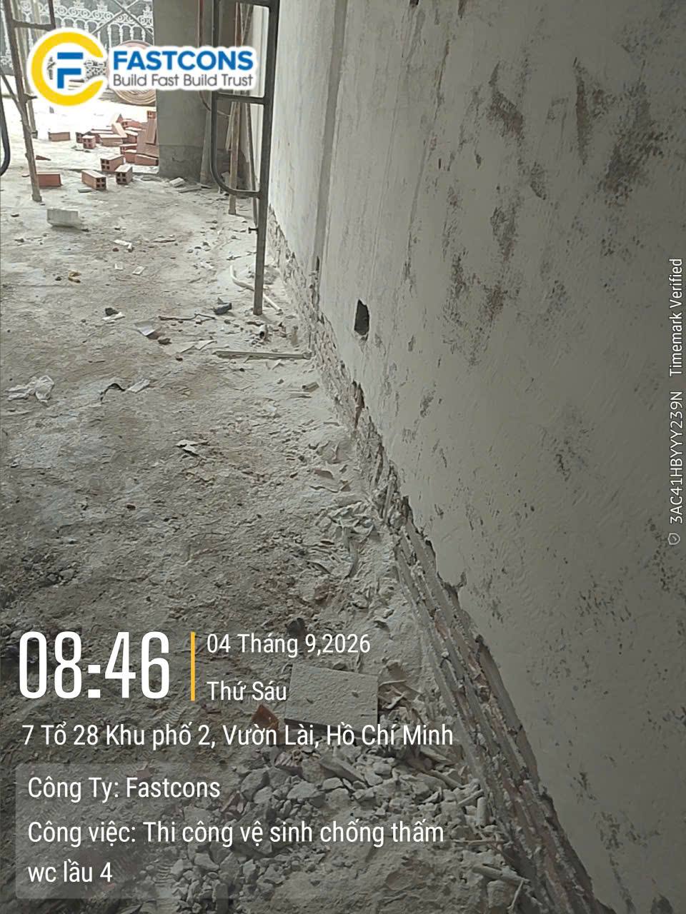 Thi công vệ sinh chống thấm