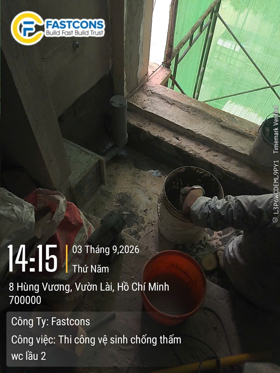 Thi công vệ sinh chống thấm