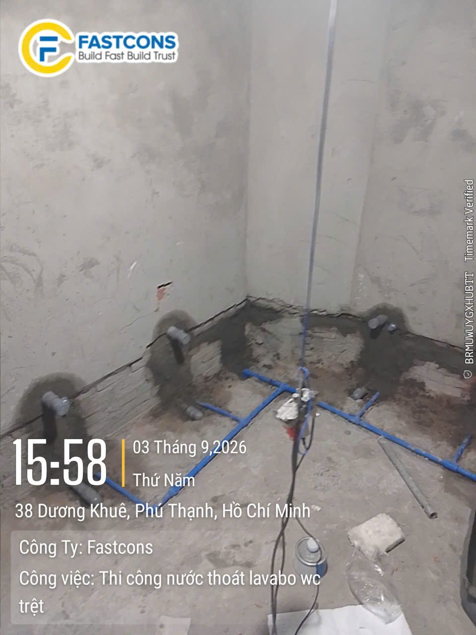 Thi công nước thoát lavabo